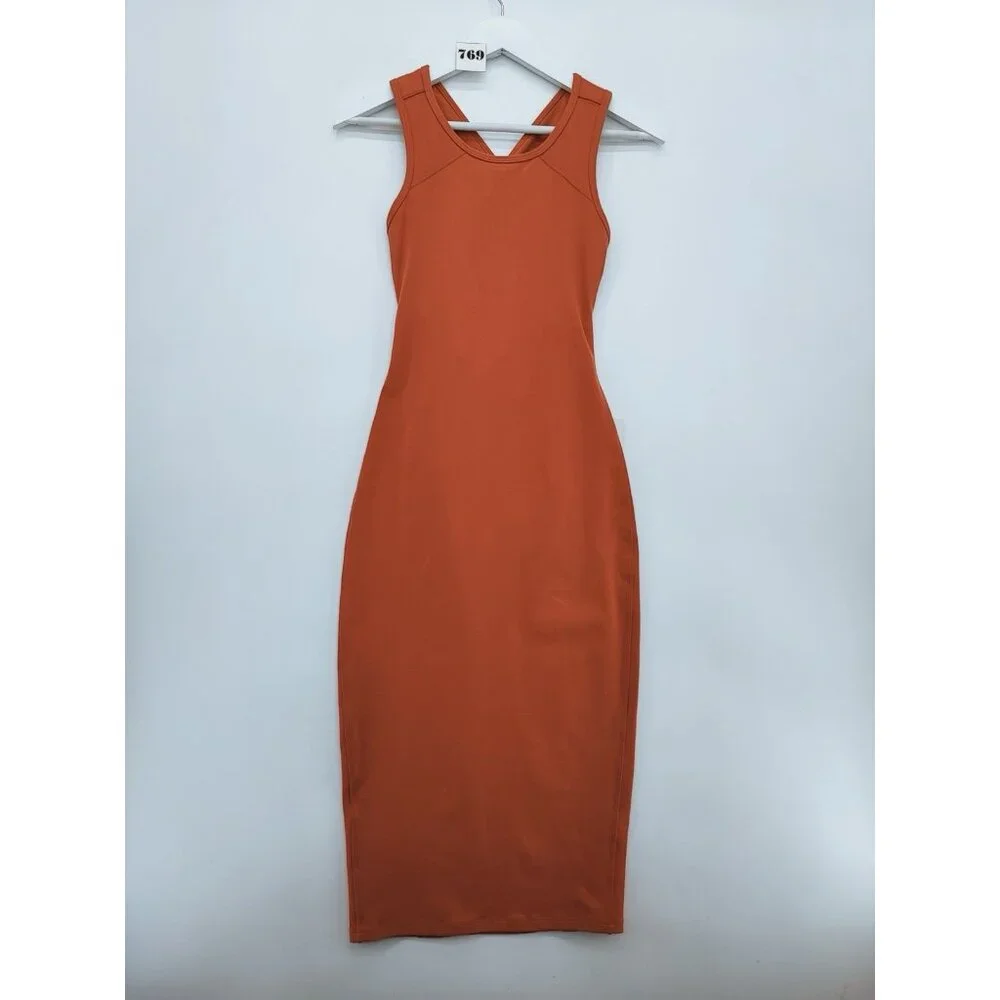 Lululemon Women's Picnic Play Orange Dress SIze 6 US